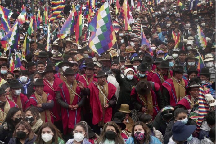 Bolivie - manifestation le 29 novembre 2021
