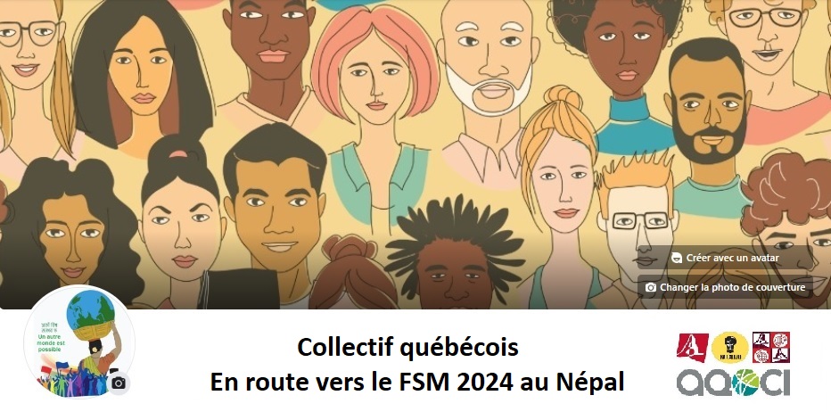Visionner la vidéo du lancement du Collectif québécois En route pour le FSM 2024 au Népal